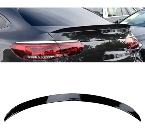 Mercedes Benz GLC Coupe C253 AMG stiliaus juodas blizgus spoileris